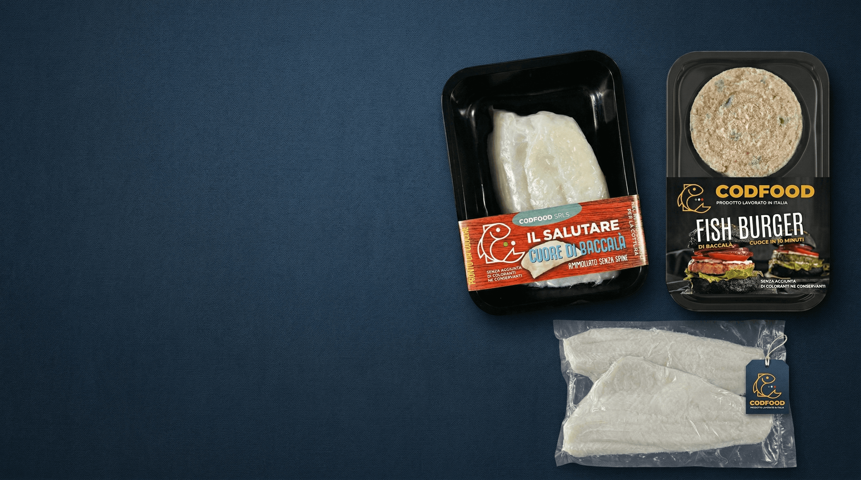 Prodotti Codfood: baccalà e stoccafisso ammollati confezionati per la filiera professionale