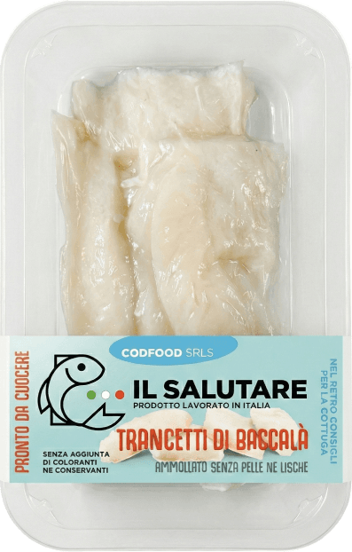 Trancetti di Baccalà Ammollato (Gadus Macrocephalus)